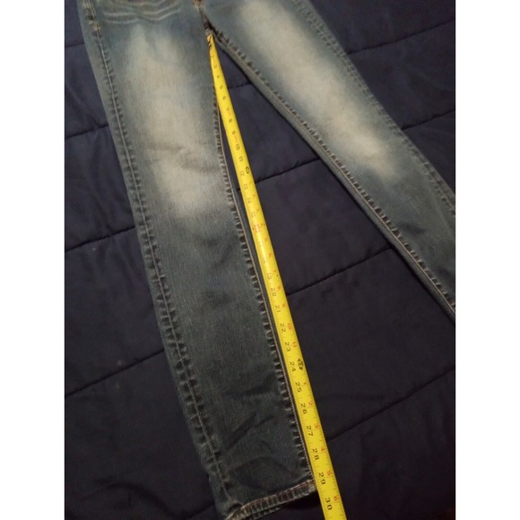 Lucky Brand Charlie Skinny Leg Jeans Women's 4|27 Blue Denim Dark Wash 5-Pockets - Picture 3 of 5